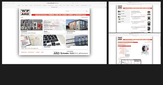 Webdesign Industrie/Handel